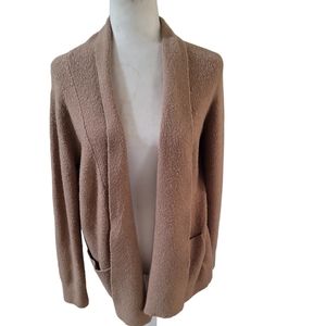 Jcrew Acrylic Wool blend sweater cardigan Open Front size Medium With Pockets.